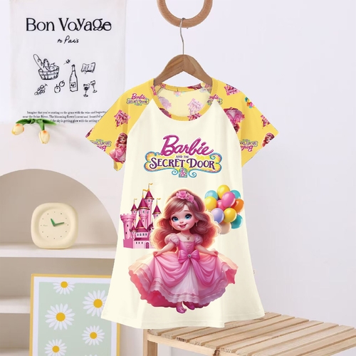 GIRL'S DRESS / U364E - Barbie dress