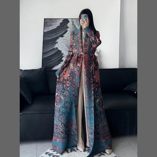PRINTED CARDIGAN LONG COAT / U246F - COLOR
  PRINTED  ONE SIZE