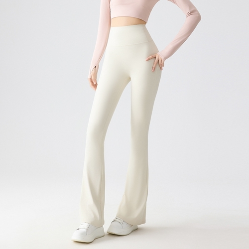 YOGA FLARE PANTS / U80C - Color cream white