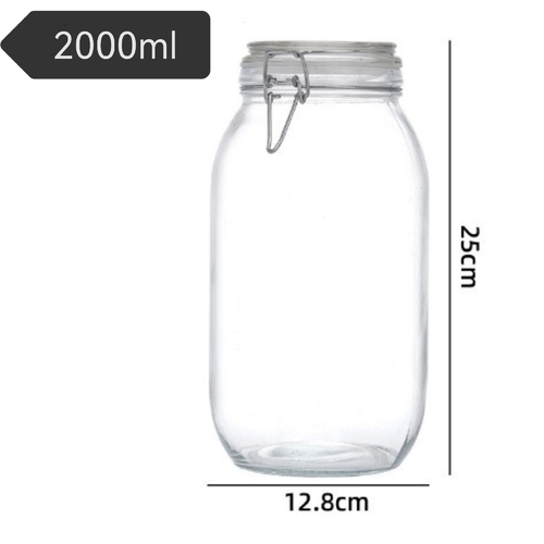2000ML STORAGE GLASS JAR S898
