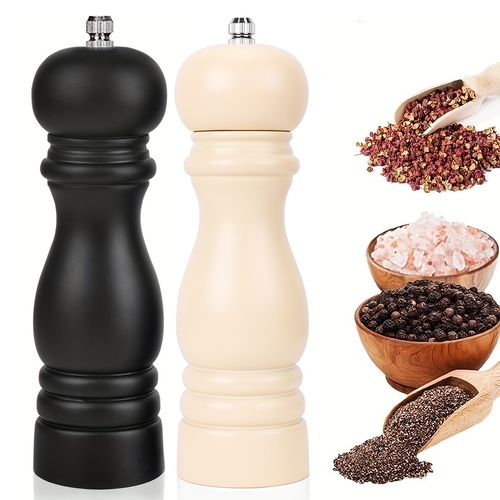 MANUAL PEPPER GRINDER / U23 - Wood pepper mill H:9cm