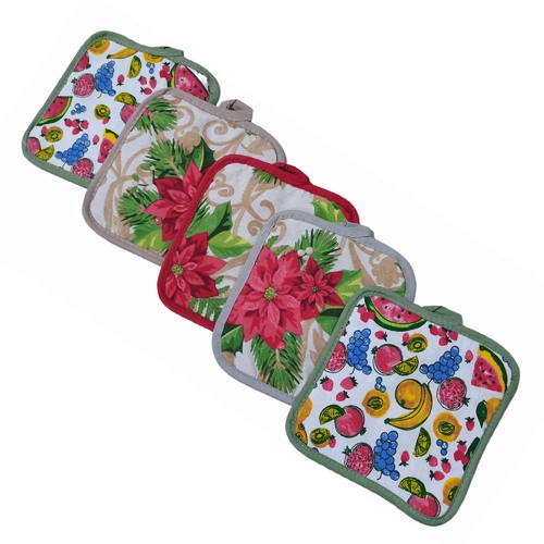 5-PIECE POT HOLDER - BO015 - 5pcs cloth pot holder