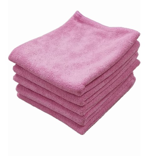 5-PIECE CLEANING CLOTH - BO016 - Color pink Size:30*50cm