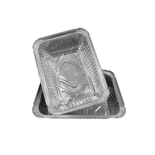 10-PIECE ALUMINUM FOIL CONTAINER WITH COVER - BO030 - 2000ml