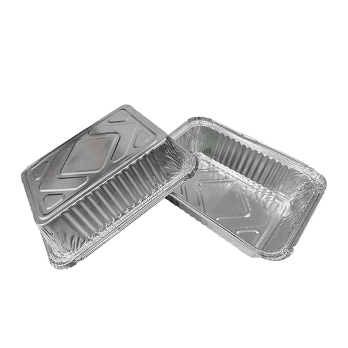20-PIECE ALUMINUM FOIL CONTAINER WITH COVER - BO031 - 780ml
