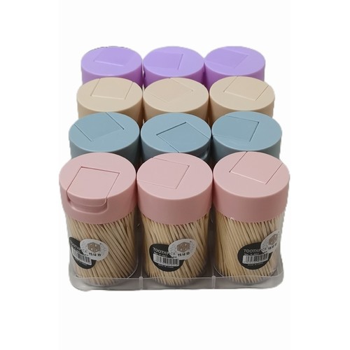 BAMBOO TOOTHPICK -  BO038 - 3 TOOTHPICK DISPENSER IN SET