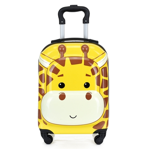 CHILDREN'S TROLLEY SUITCASE BG-0021/ GIRAFFE K118 - Animal name:giraffe