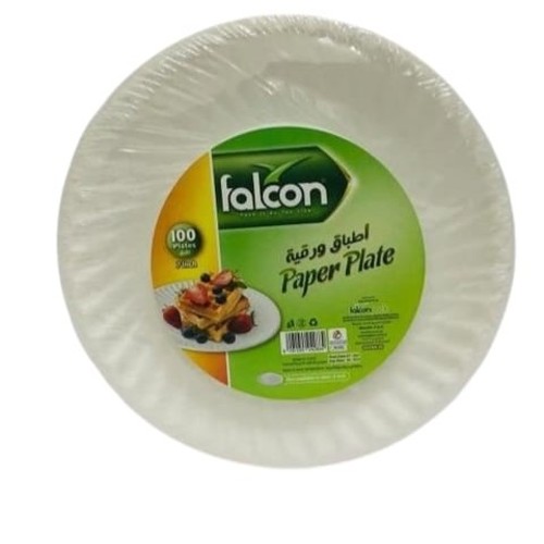 100-PIECE PAPER PLATE - 9 INCH BO047 - 100plates in 1pack 9 inch