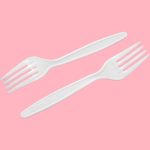 50-PIECE HD PLASTIC FORK - BO061 - 50pcs plastic fork in 1 pack