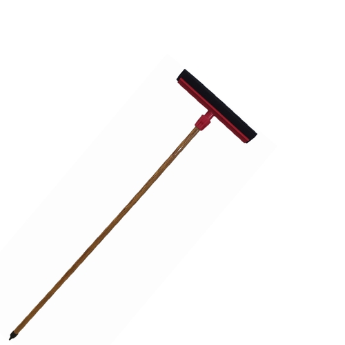 FLOOR WIPER - WOOD HANDLE BO074 - Color red