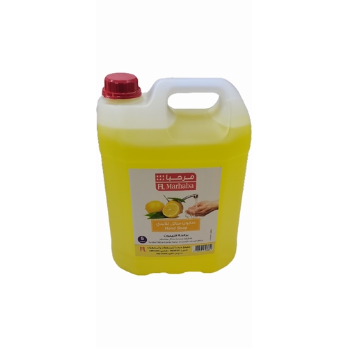MARHABA LEMON LIQUID HAND SOAP - BO077 - 5L LIQUID HAND SOAP