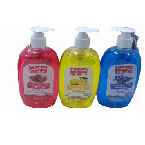 3-PIECE AL MARHABA  LIQUID HAND SOAP - BO092 - 3pcs-500ml