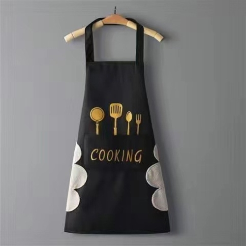 APRON / BLACK U497 - Black apron