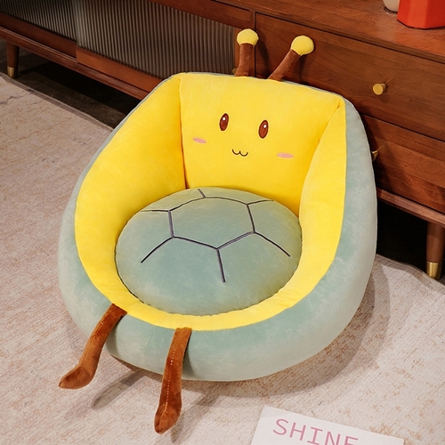 ANIMAL SHAPED CHAIR CUSHION - TURTLE BEE U233 - Chair cushion