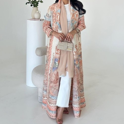 Naya Store - LOOSE PLEATED CARDIGAN / U246G/U83/U21B - Floral cardigan  Free size
