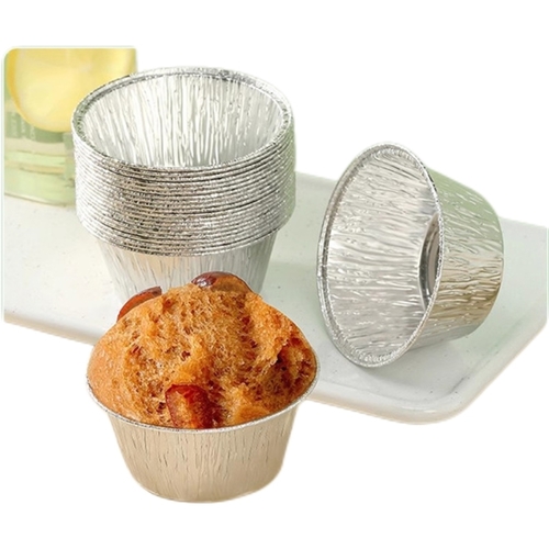 175-PIECE ALUMINUM FOIL CONTAINER - BO093 - Set of disposable aluminum foil containers - commonly used for baking, cooking and storing food.  Dimension:89x39mm