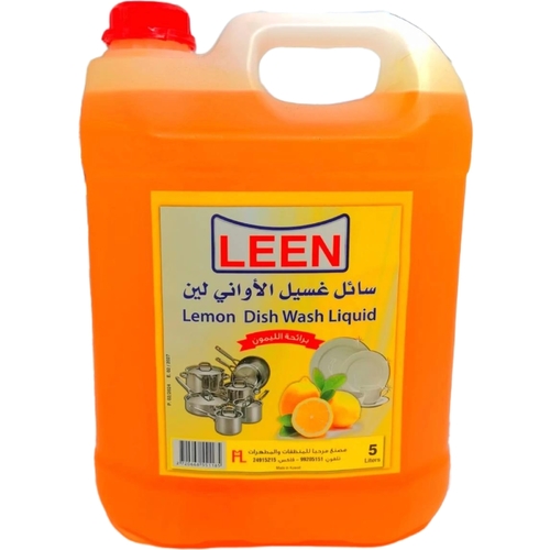 LEEN LEMON DISH WASH LIQUID - BO078 - 5L LIQUID DISHWASHING