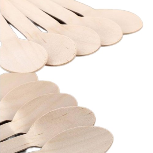 50-PIECE WOODEN SPOON - BO037 - Wooden spoon-160mm