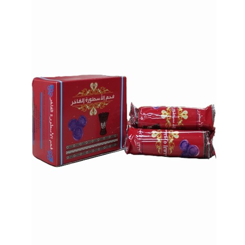 60-PIECE FAKHER AL-OSTOURA CHARCOAL - BO104 - 60 TAP CHARCOAL