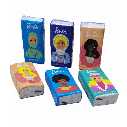 6 PACK TISSUE PAPER - BARBIE BO119 - 6pck in 1set
