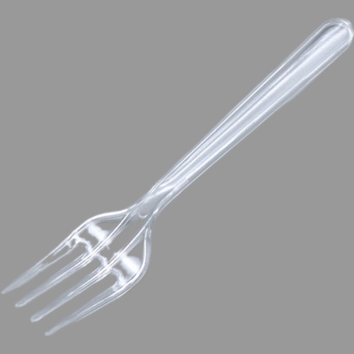 50-PIECE HEAVY-DUTY TRANSPARENT FORK - BO125 - 50pcs/pack Made in turkey