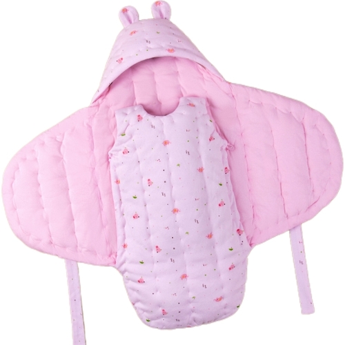 SWADDLE BLANKET / K75 - Handcrafted butterfly swaddle blanket