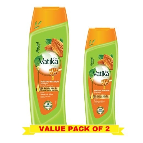 VATIKA SHAMPOO-MOISTURE TREATMENT 400ml+200ml - VALUE PACK BO131 - VATIKA SHAMPOO-MOISTURE TREATMENT 400ml+200ml - VALUE PACK