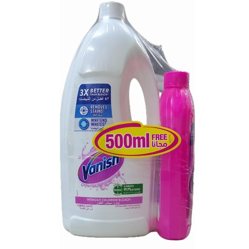 VANISH-1 PC 1.8L WHITE FABRIC STAIN REMOVAL + 1 PC MULTI USE FABRIC STAIN REMOVAL - BO140 - 2 PIECE VANISH STAIN REMOVAL