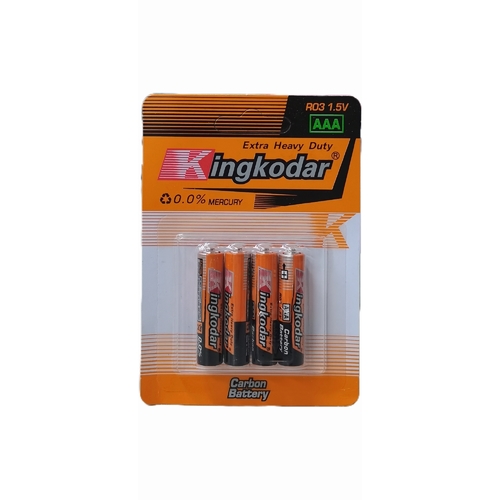 4 PIECE IN 1 PACK KINGKODAR BATTERY - SIZE AAA BO152 - 4PCS IN 1 PACK