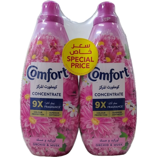 2-PIECE 1.5L COMFORT FABRIC SOFTNER / bo174 - 1.5LX2PC COMFORT FABRIC SOFTNER 