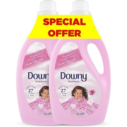 2-PIECE 3L DOWNY FABRIC SOFTNER FLORAL BREEZE - BO203 - Downy-pink