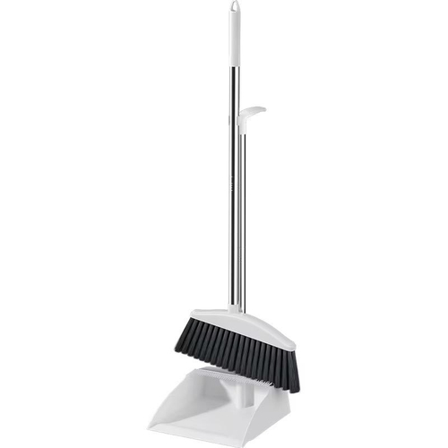 DURAPLASTE BROOM AND DUSTPAN SET - BO215 - Material : stainless steel and plastic