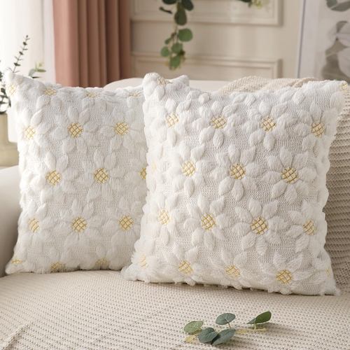 2-PIECE PILLOW CASE / S528 - PILLOW CASE-invisible zipper  Sunflower