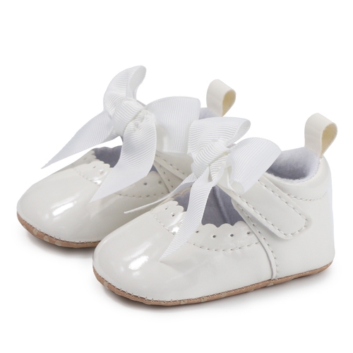 BABY SHOES / F036 WHITE - For new born baby