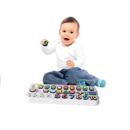 3-IN-1 WISDOM EARLY EDUCATION BOARD / 556 - Digital recognition, image recognition and graph matching.  3+ages