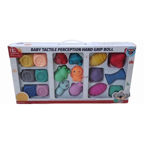BABY TACTILE PERCEPTION HAND GRIP BALL VS0429 - 18m+ LEARNING - SAFE AND ENVIRONMENTAL-FRIENDLY