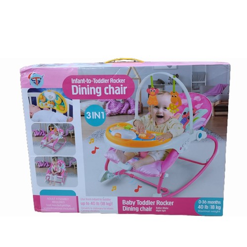 BABY TODDLER ROCKET DINING CHAIR VS0577 - Age: 0-36 months Maximum weight: 40lb / 18kg