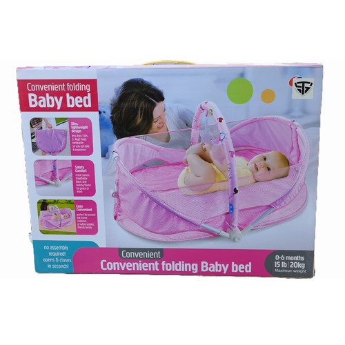 CONVENIENT FOLDING BED VA254921/6567 - 0-6 months 15lb/20kg maximum weight
