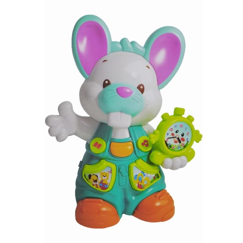 DIY ANIMAL 2IN1 899-3D - FUNCTION : ONE POINT TOUCH ONE MINUTE LONG RECORDING, 4 STORIES, 6 SONGS, 4 GOOD HABITS, 16 MUSIC AND 4 POINTS TOUCH.  12MONTHS+