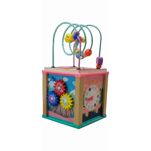 WINDING BEAD TOY SERIES MUT-004D - Dinosaur four side wire winding bead 36months+