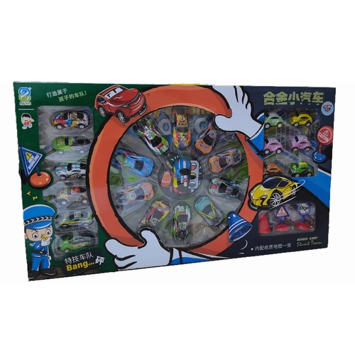 DIE-CAST CART VS1904 - Alloy car-stunt team