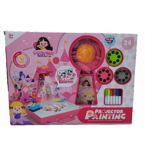 PROJECTOR PAINTING SET VS1791 - 24pcs projection patterns For ages 3+