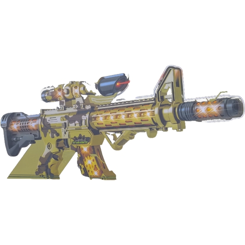 B/O GUN WITH LIGHT AND SOUND VS2098 - Product length: 54cm Ages 3+