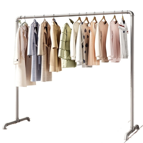 FLOOR-STANDING CLOTHES RACK / 79X118CM F337 - Material:steel pipe Length : 76cm Height: 118cm
