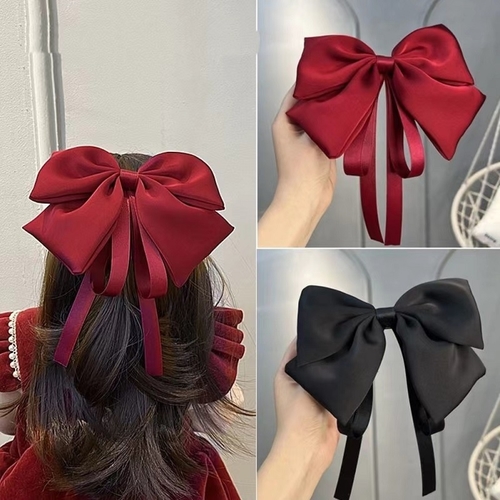 GIRL'S BIG BOW HAIR CLIP / S51 - Little girls high-end big bow hair clip