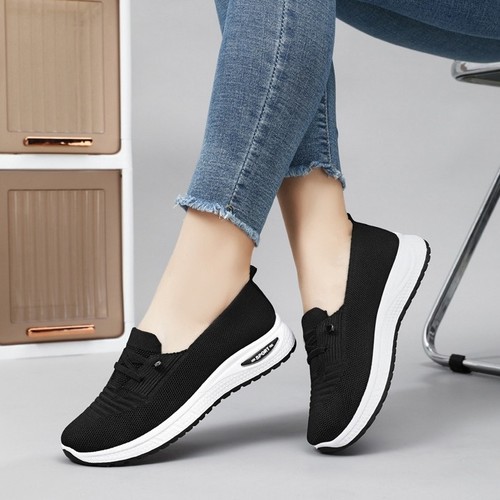 WOMEN'S SLIP-ON SHOES / BLACK S42 - EASY SLIP-ON SHOES