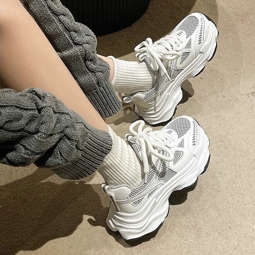 ELEVATED SNEAKERS / WHITE S41 - Color:white