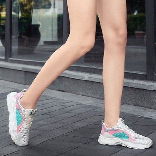 LIGHTWEIGHT RUNNING SHOES / PINK S43 - Women's shoes