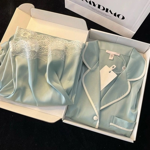 PAJAMA SET / GREEN U142 - Color: mint green