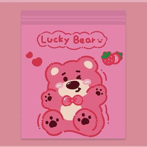 10-PIECE TRASH BAG FOR CAR / PINK U139 - Trash bag